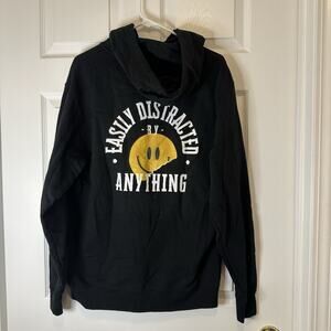 Men’s Independent Trading Company Hoodie “Easily Distracted” Size Medium